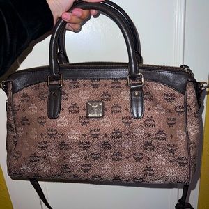 Authentic MCM Limited 2 Way Canvas Bag